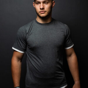 Shirts Men - Two Tone - Gray and White